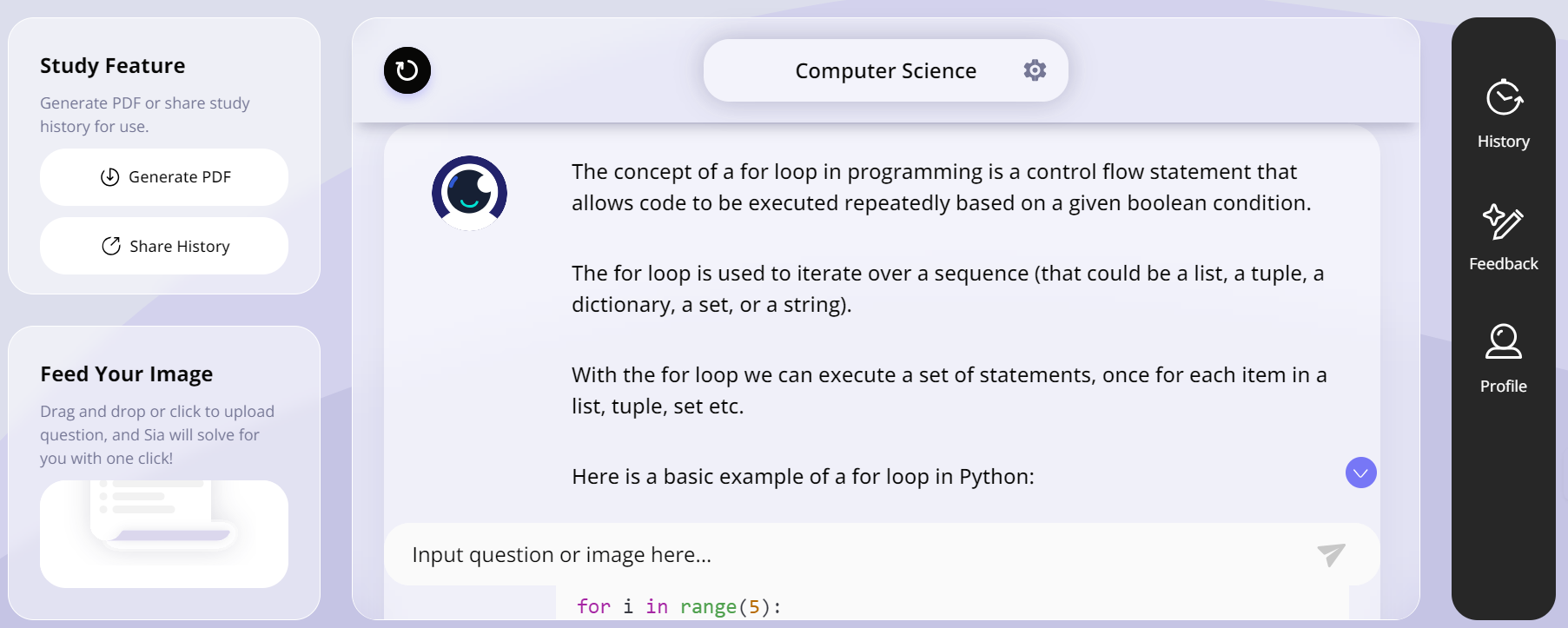 For Loop Illustration