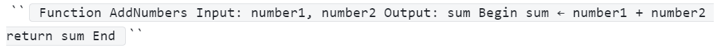 Pseudocode12